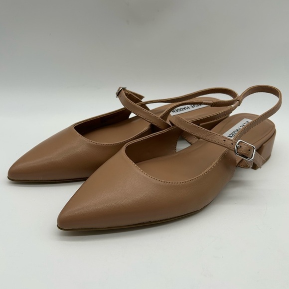 Steve Madden Christyy Tan Slingback Block Heel Pumps Women’s Size 7.5 NWB - Picture 4 of 10
